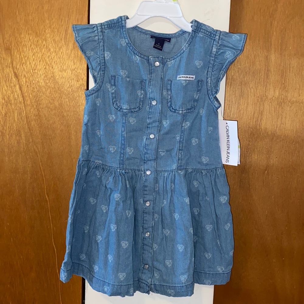 💙NWT Calvin Klein Jeans Girls’ Dress